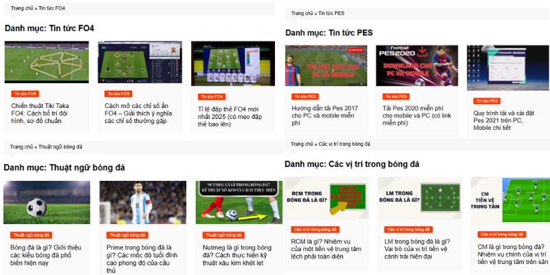 FIFAVN cập nhật nhiều nội dung bóng đá mới nhất