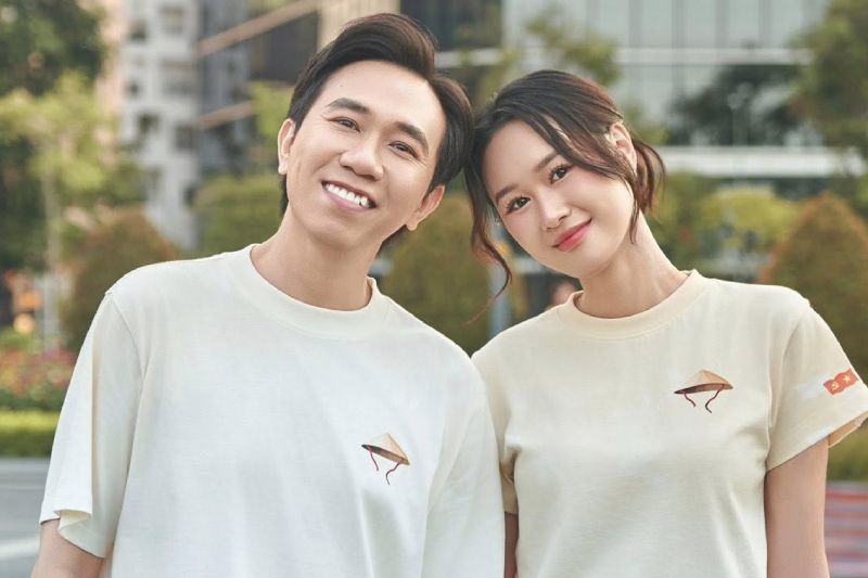 Cô và diễn viên Anh Đức (sinh năm 1987) từng hẹn hò khoảng một năm trước khi kết hôn