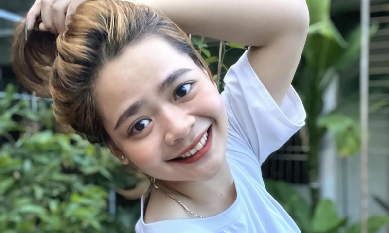 Nam Phương sở hữu gương mặt baby, làn da căng bóng